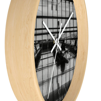 "The Ghosts at the Airport: Declining Passenger Flight." - The Alien Wall Clock