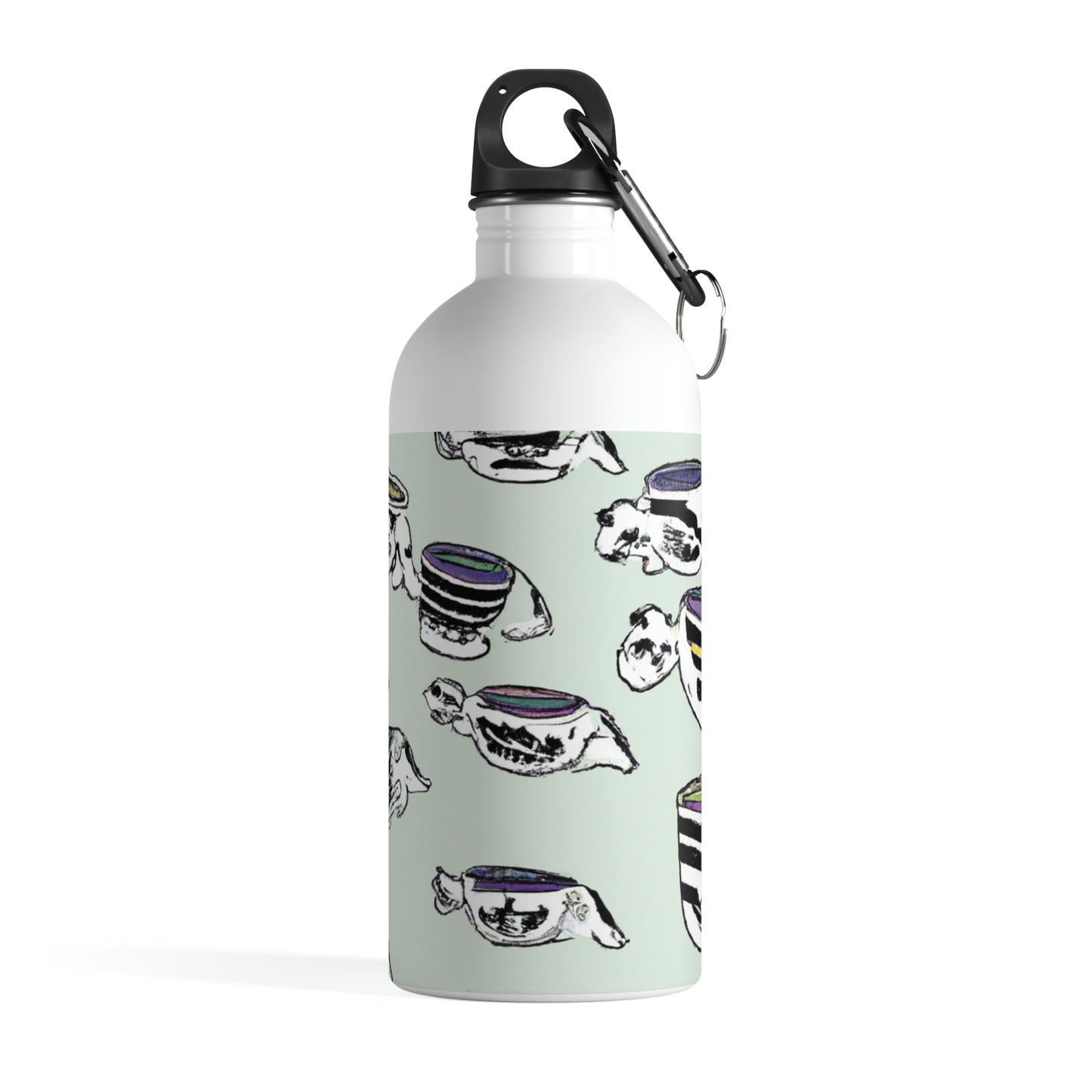 "A Purr-fectly Precious Tea Party Parade" - The Alien Stainless Steel Water Bottle