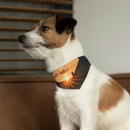 "Noche encantada en un castillo abandonado" - The Alien Pet Bandana Collar