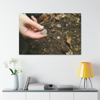 "Coin Questing in the Woods" - The Alien Canva