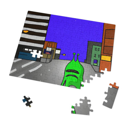 "Alien Misadventure in the City" - The Alien Jigsaw Puzzle