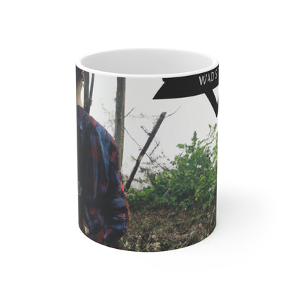 "Lost in Time: Exploring Forgotten Memories Through Wanderlust" - The Alien Ceramic Mug 11 oz