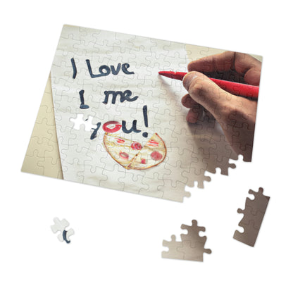 "A Pizza-Loving Love Letter" - The Alien Jigsaw Puzzle