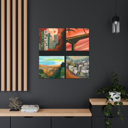 "Environments Contrasted: Nature, Urbanity, and Beyond" - Canvas