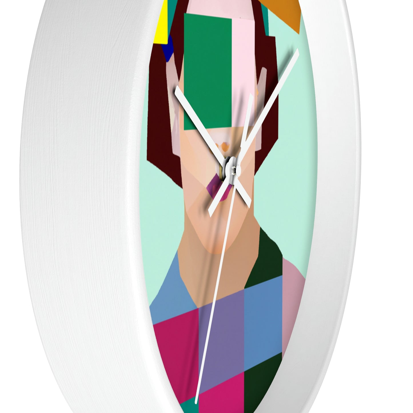 "Geometric Harmony" - The Alien Wall Clock