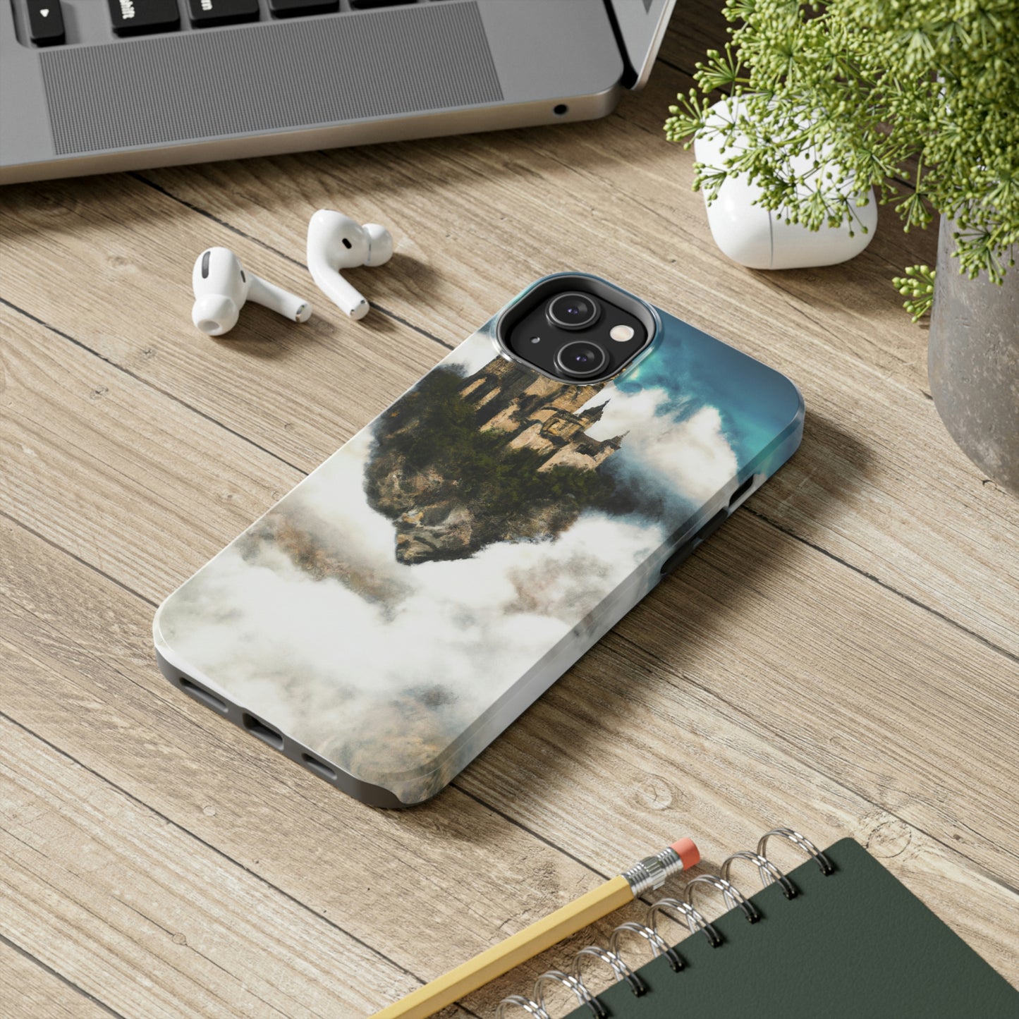 Mystic Castle in the Sky - Die Alien Tough Phone Cases