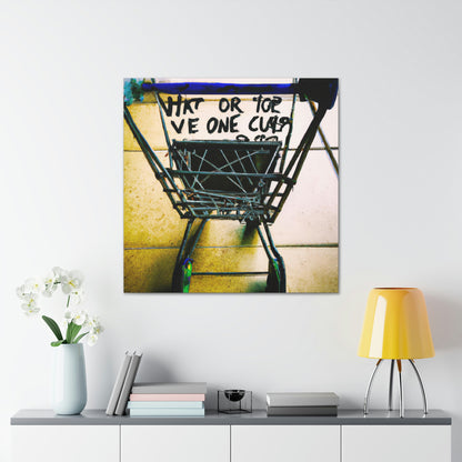 "The Shopping Cart of Hope" - The Alien Canva