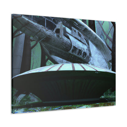 "Lost In the Alien Woods: The Untold Story of the Abandoned Spaceship" - The Alien Canva