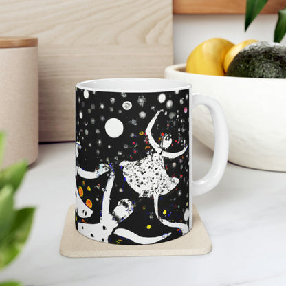 Twinkling Starlight Dance of the Fairies - The Alien Taza de cerámica 11 oz