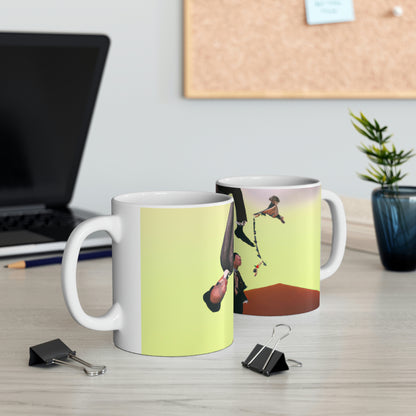 "Lost in the Millennial Maze: A Journey to Self-Discovery" - The Alien Ceramic Mug 11 oz