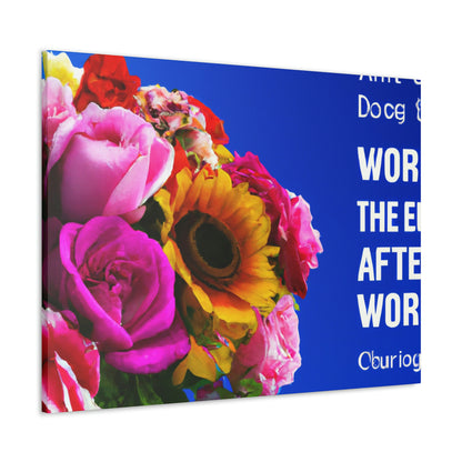 The Flower Collector by Global Artists - Canvas