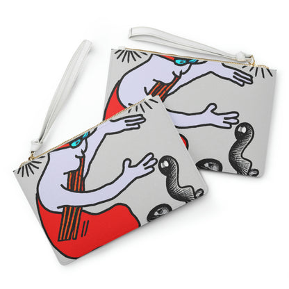 "A Blind Monk's Gentle Embrace of a Lost Dragonling" - The Alien Clutch Bag