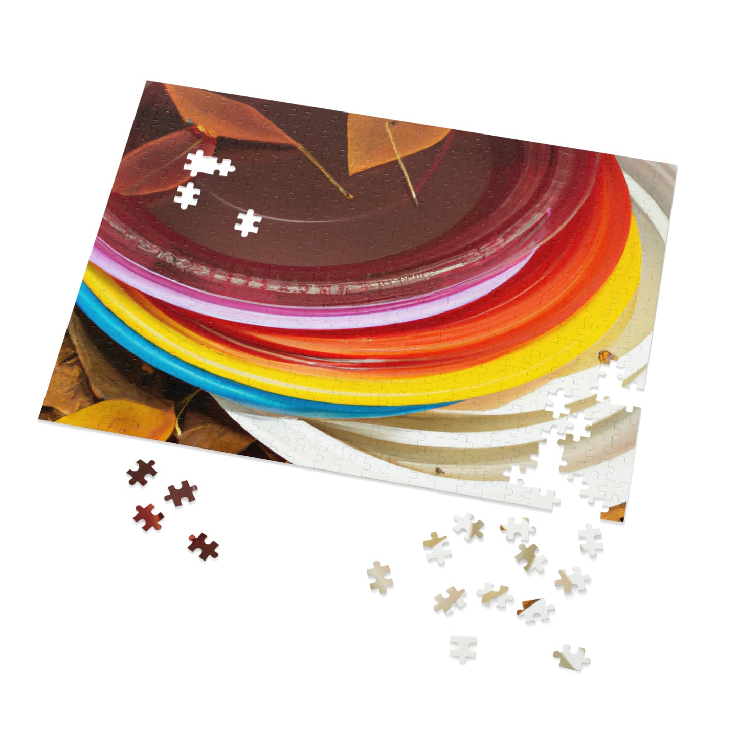 "Autumn Splendor Plates" - The Alien Jigsaw Puzzle