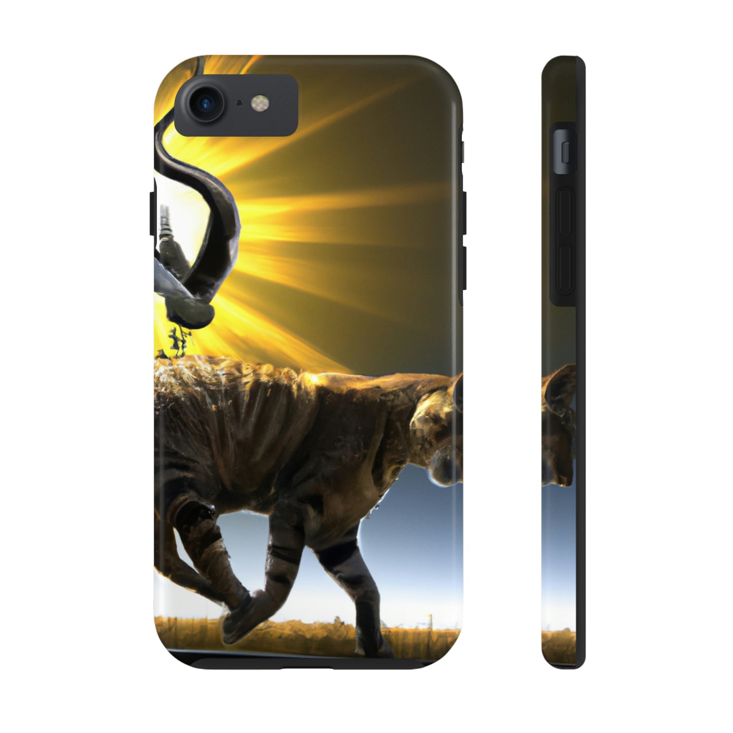 "A Purrfect Sunbeam Moment" - Die Alien Tough Phone Cases