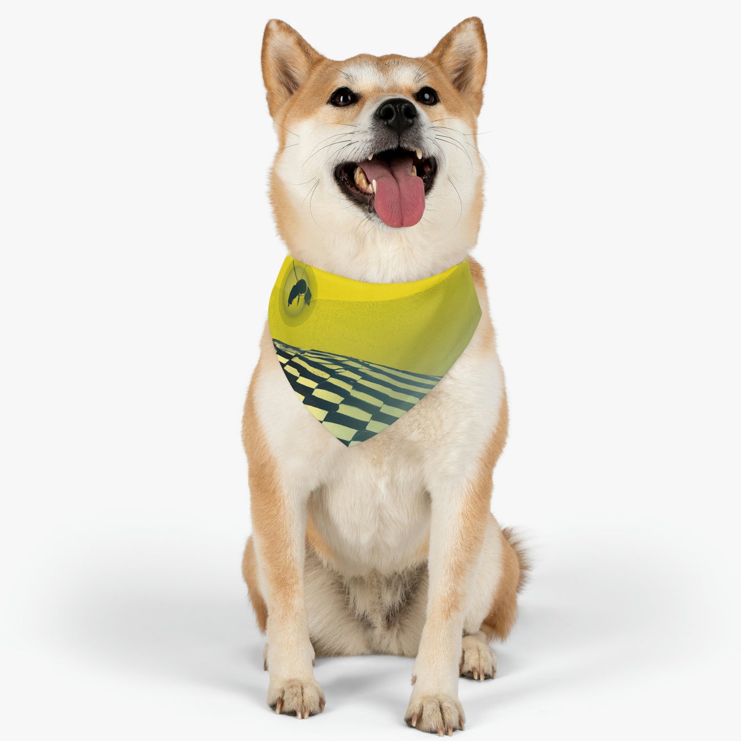 "Lost and Found in the Desert: A Bee's Journey" - The Alien Pet Bandana Collar