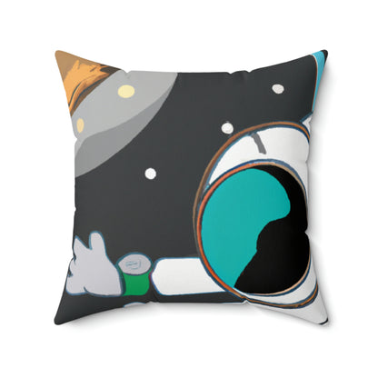 "Mission: Comet Rescue" - The Alien Square Pillow