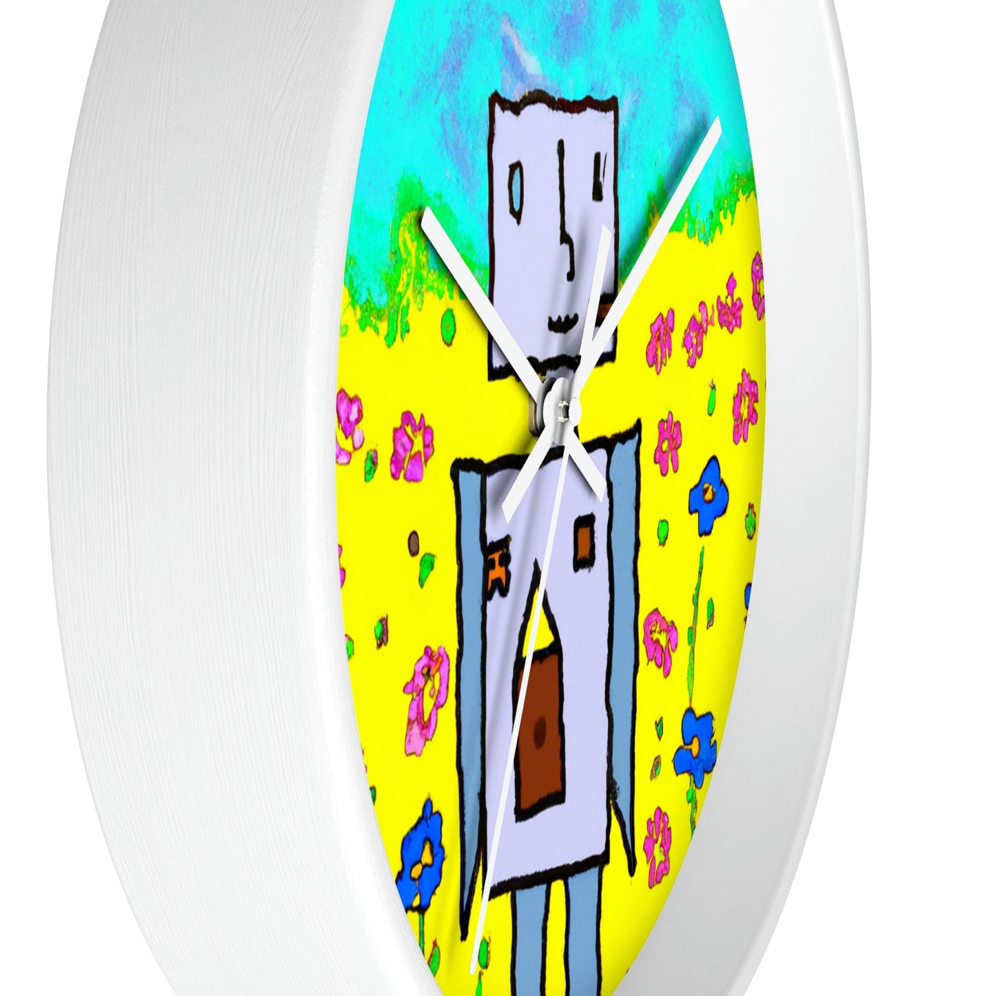 "A Small Miracle in a Sea of Flowers" - The Alien Wall Clock