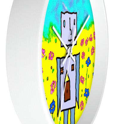 "A Small Miracle in a Sea of Flowers" - The Alien Wall Clock