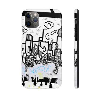 "Ghostly Haze: The Forgotten City". - The Alien Tough Phone Cases