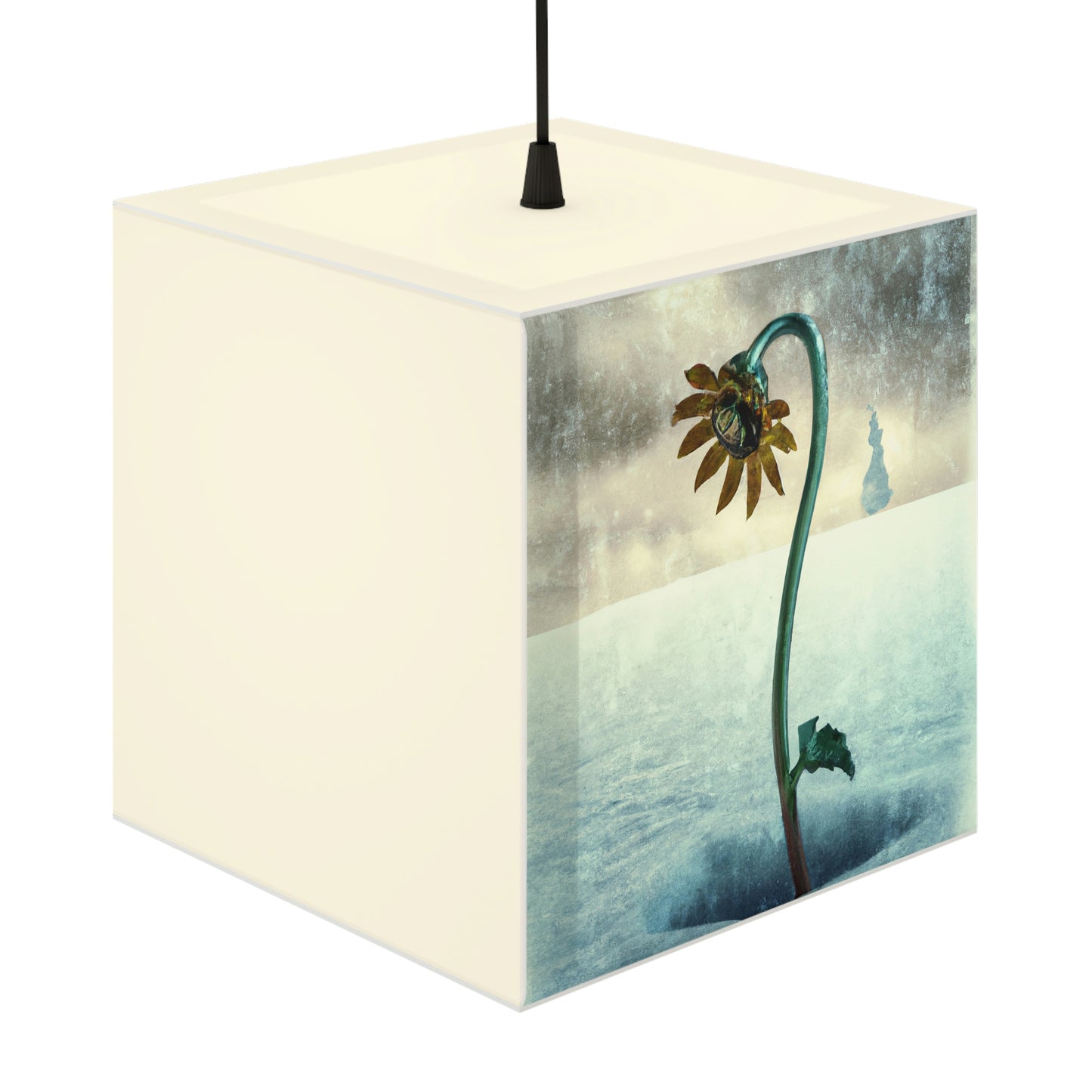 "Fighting the Frost: A Flower's Story" - The Alien Light Cube Lamp