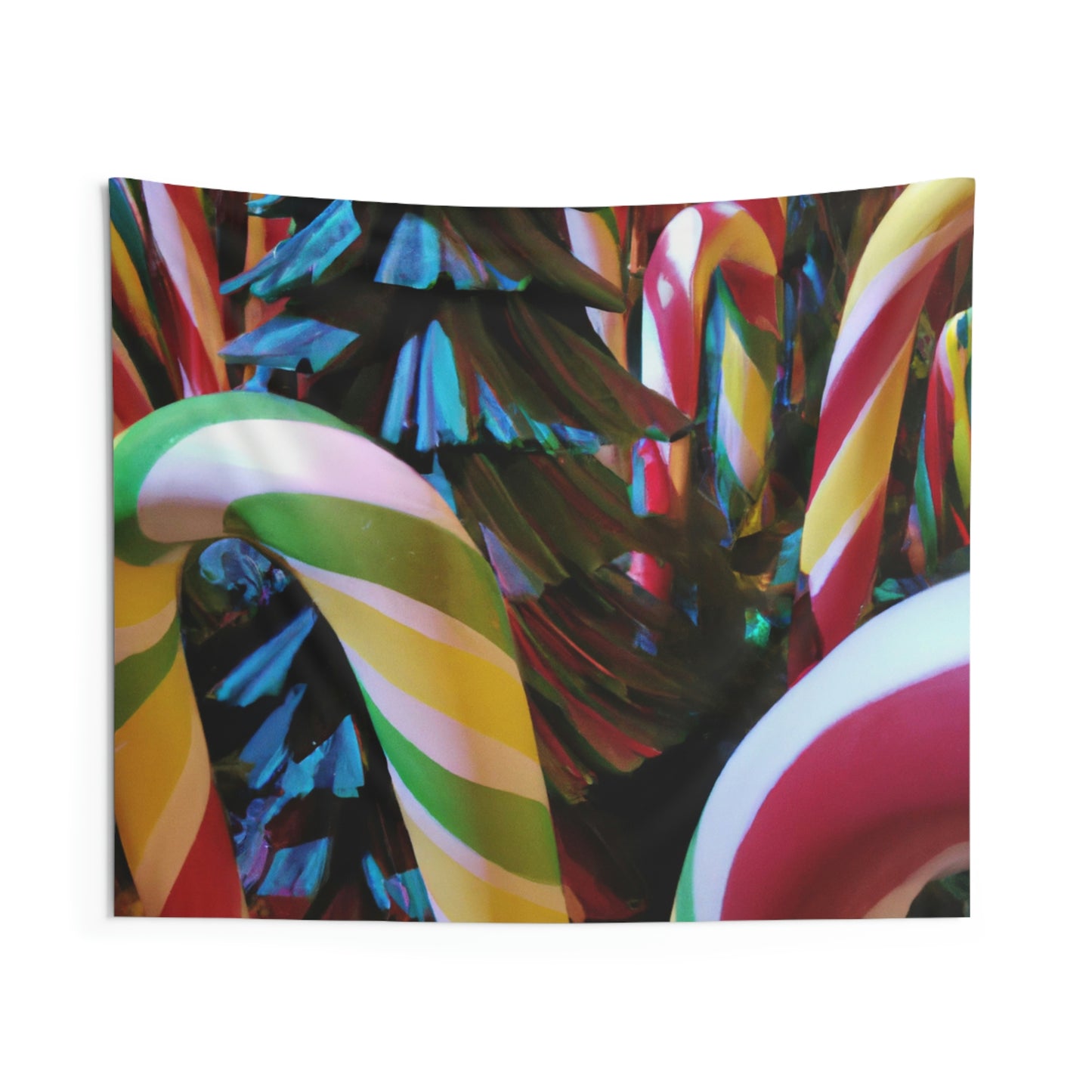 "Candy Cane Wonderland" - El alienígena Telas decorativas