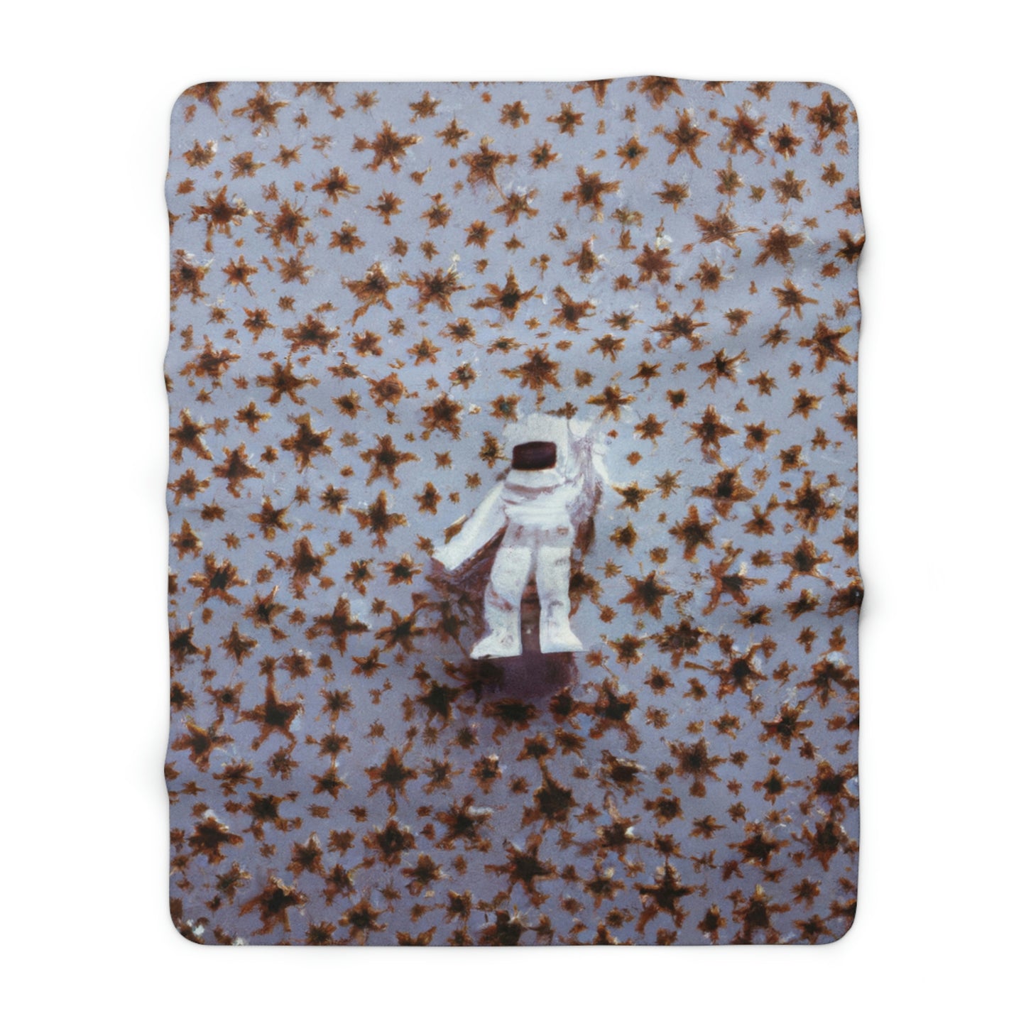 "A Small Adventurer Among Giant Stars" - The Alien Sherpa Fleece Blanket