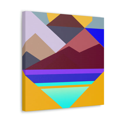 "Geometric Landscape" - Canvas