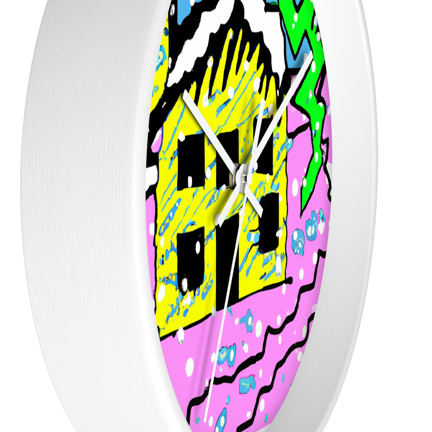 "Desolate Winter Dwelling" - The Alien Wall Clock