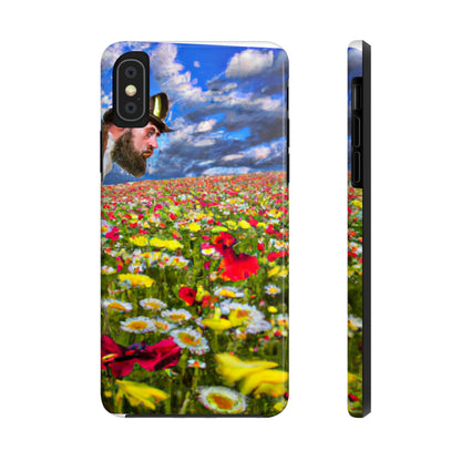 "Eine glückselige Tour durch Blumenpracht" - Die Alien Tough Phone Cases