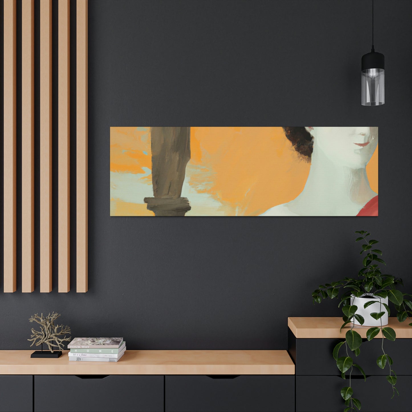 "Classic Meets Contemporary: A Fusion of Greek Art and My Own Style" - Canvas