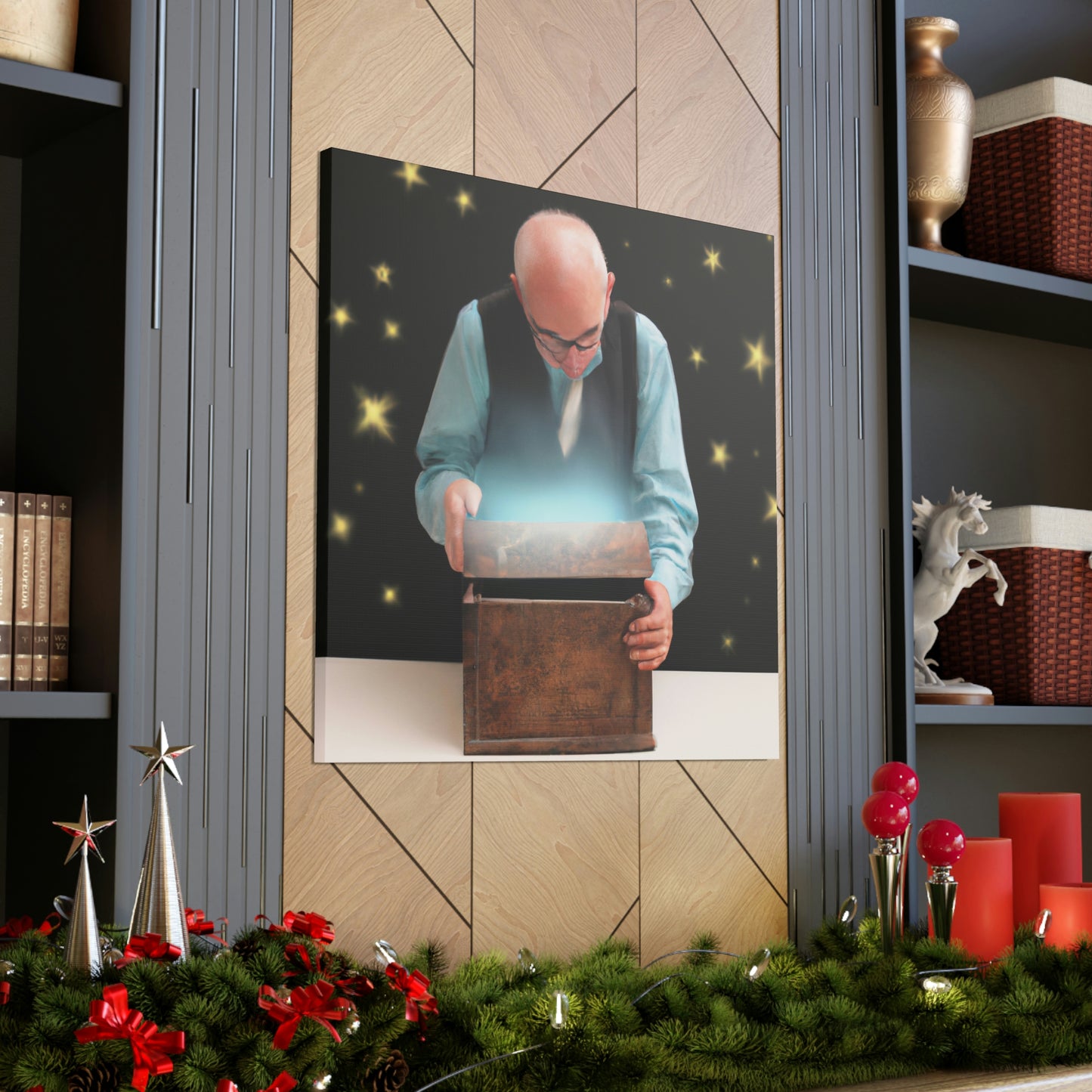 The Magic Box of the Elderly Man - The Alien Canva