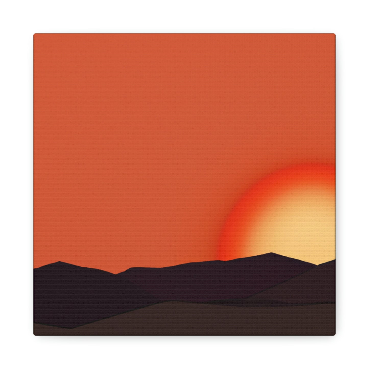 Sunset Artist. - Canvas