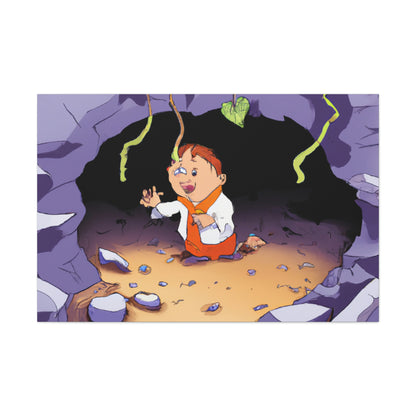 "The Mysterious Cave of Little Billy" - The Alien Canva