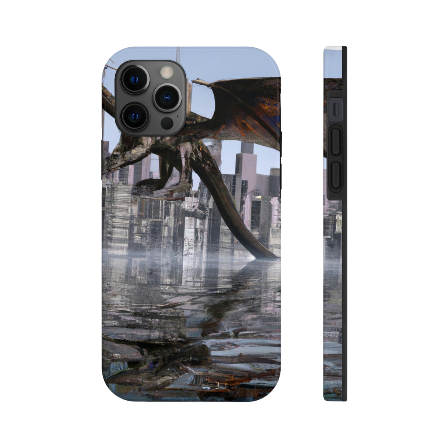 "Aufsteigend die Sintflut: Die hochfliegende Reise eines Drachen." - Die Alien Tough Phone Cases