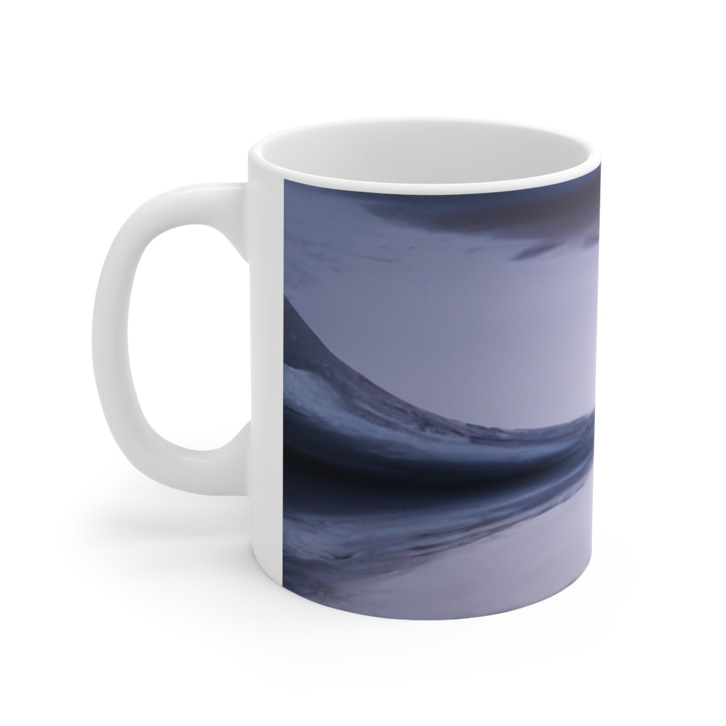 Moonlight Reflections on a Quiet Lake - The Alien Ceramic Mug 11 oz