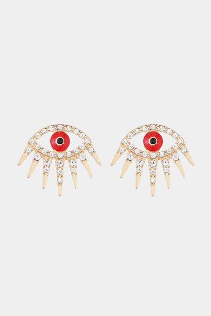 Evil Eye Strass Ohrringe