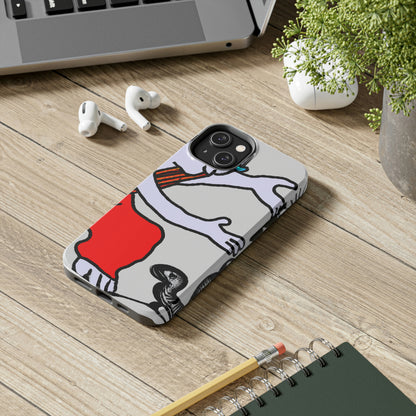 "A Blind Monk's Gentle Embrace of a Lost Dragonling" - The Alien Tough Phone Cases