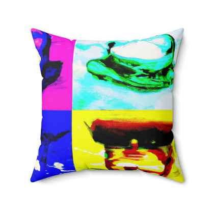 "Frozen in Time" - The Alien Square Pillow