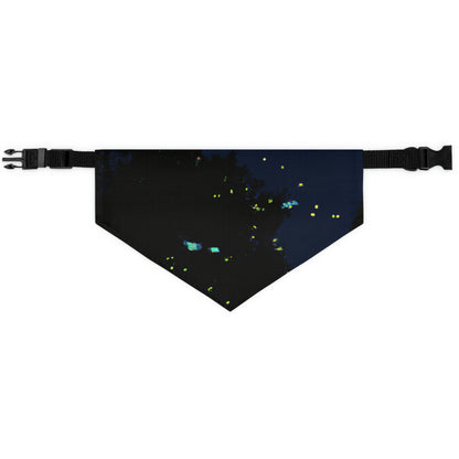 "Moonlight Fireflies" - The Alien Pet Bandana Collar