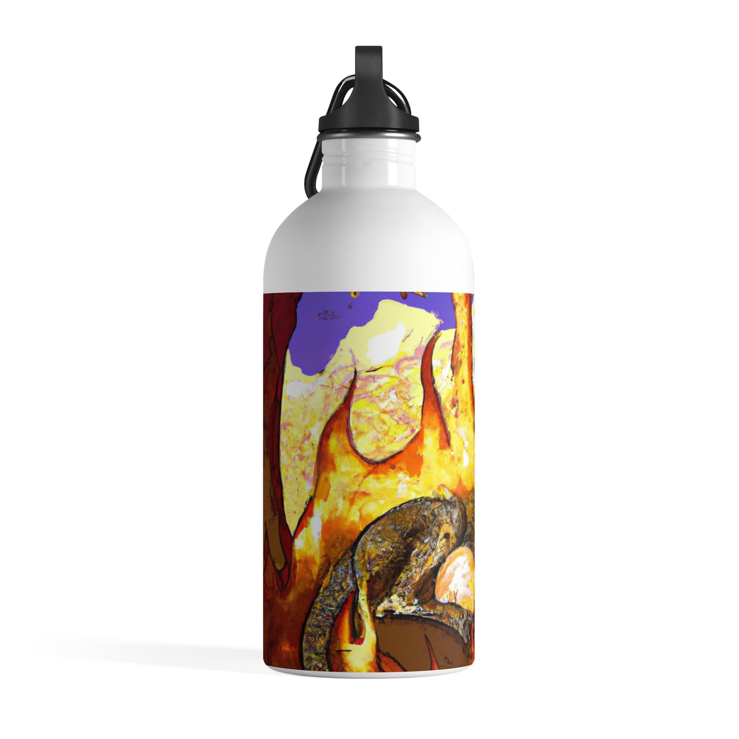 "A Slumbering Dragon in an Infernal Embrace" - The Alien Stainless Steel Water Bottle