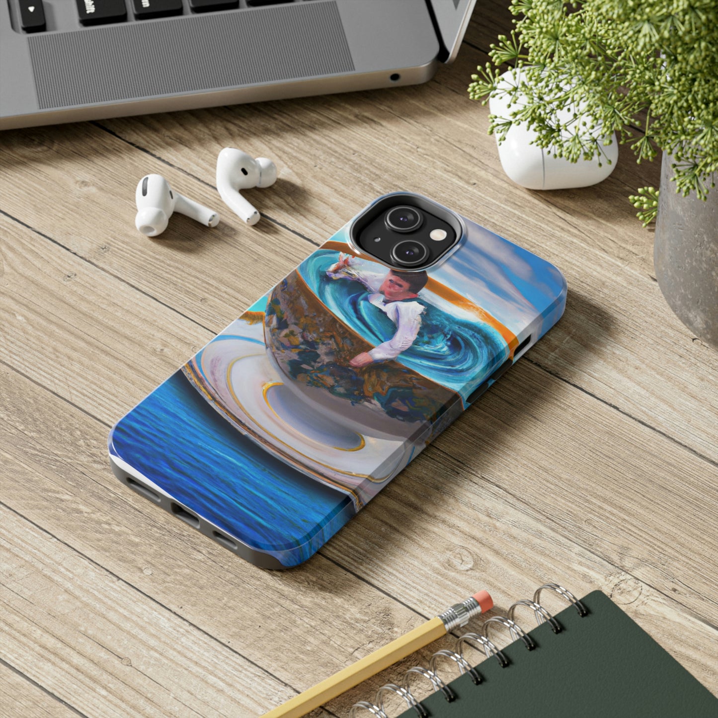 "A la deriva en una Copa China: La historia de la aventura oceánica de un niño perdido" - The Alien Tough Phone Cases