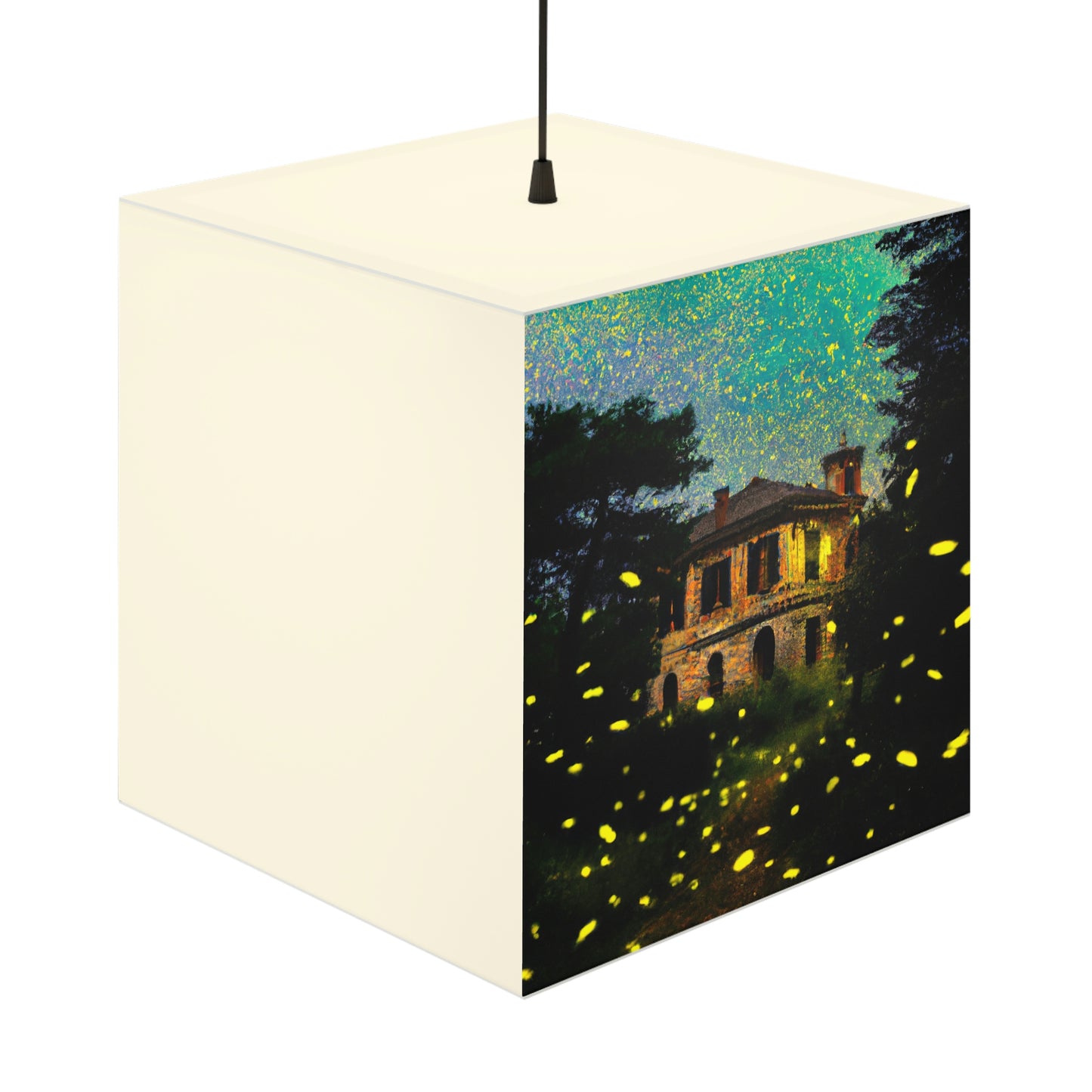 "A Shining Embrace of Fireflies" - The Alien Light Cube Lamp