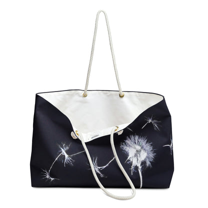 "A Dandelion Flicker in the Midnight Breeze" - The Alien Weekender Bag