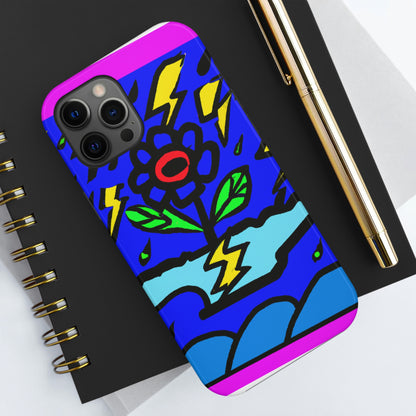 "A Bold Bloom Amidst the Storm" - The Alien Tough Phone Cases