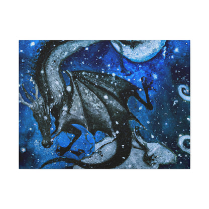 "Frosted Moonlight Dragon" - The Alien Canva