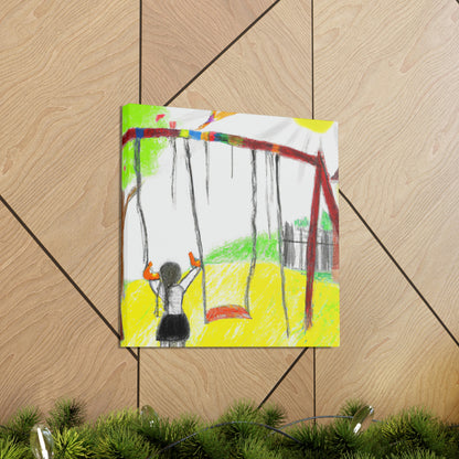 "Retrospective Reflections: A Childhood Memory Art Project" - Canvas