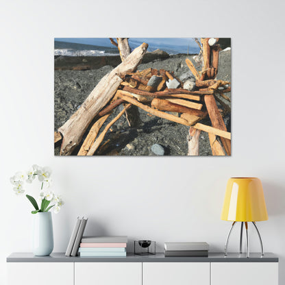 "Driftwood Dreamscape" - Canvas