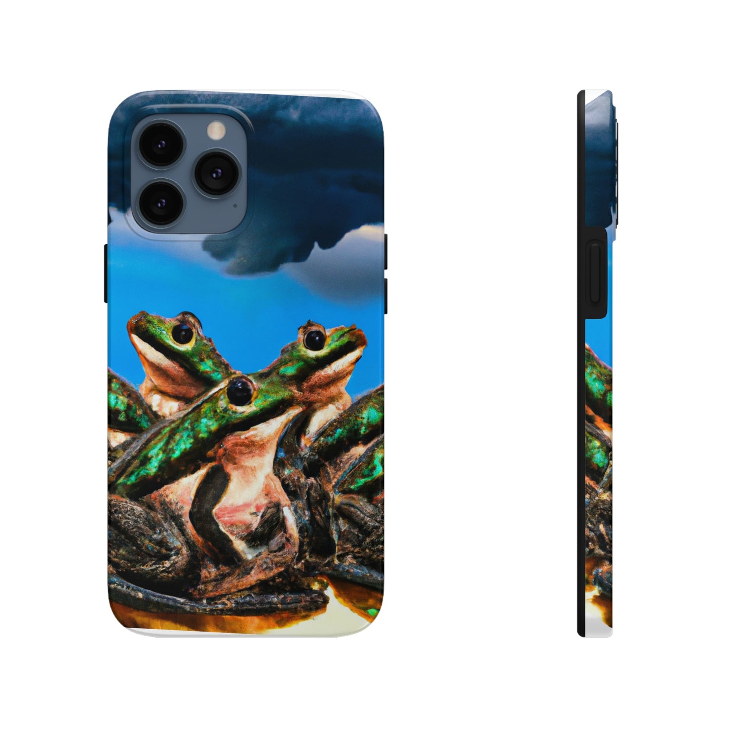 "Ein Froschchor im Gewitter" - Die Alien Tough Phone Cases