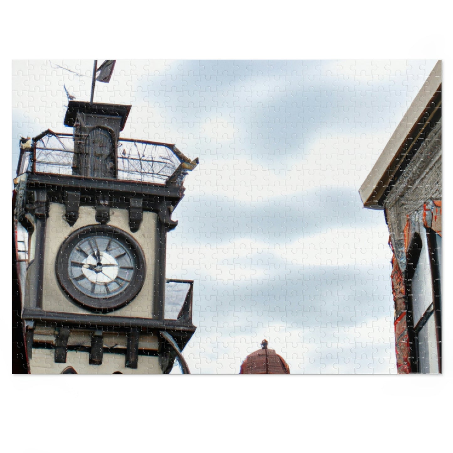 The Clocktower's Shadow - The Alien Jigsaw Puzzle