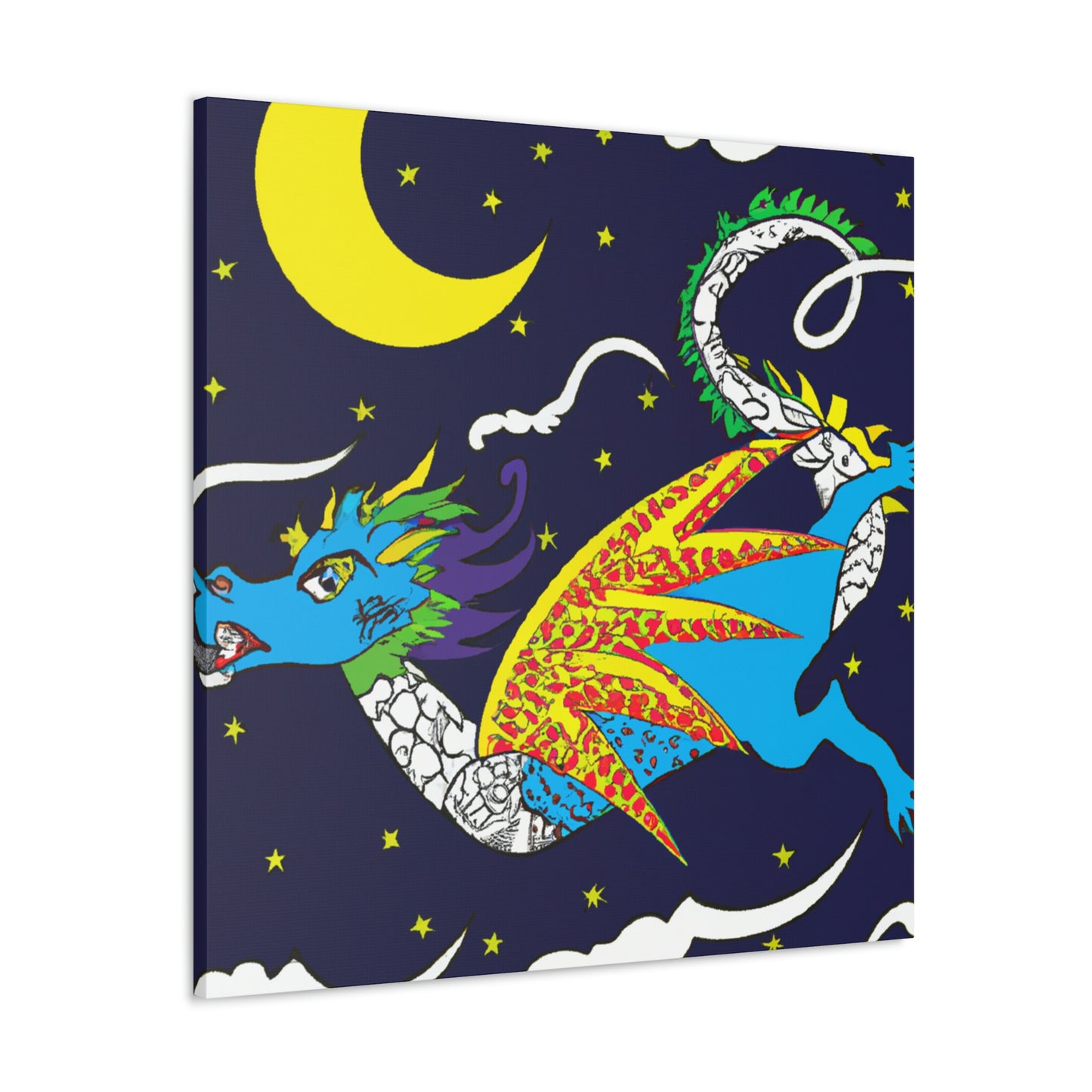 "Midnight Flight of the Dragon" - The Alien Canva